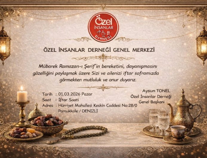 ÖZEL İNSANLAR DERNEĞİ GÖNÜL SOFRASINDA